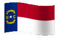 Free Animated GIF graphic of Flag for the State of North Carolina