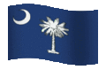 Free Animated GIF graphic of Flag for State of South Carolina